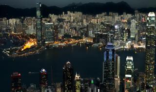 香港维多利亚港夜景